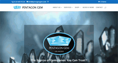 Desktop Screenshot of pentagongem.com
